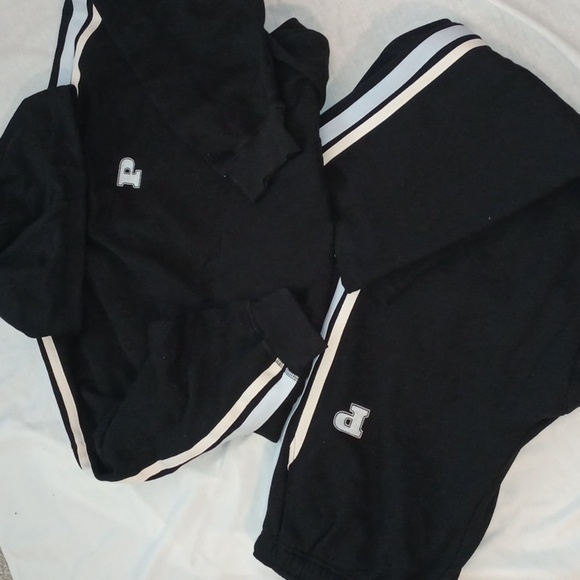 Victoria's Secret Pink XL - Pullover Hoodie Sweatpants Campus Set Varsity New - Picture 1 of 10